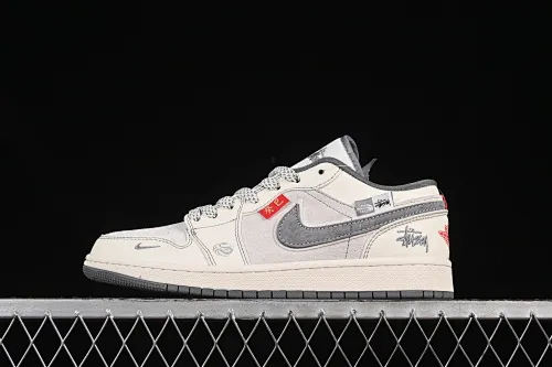 All categories Air Jordan Jordan series basketball shoes Air Jordan 1 Low High-end customized low-top sneakers Air Jordan 1 Low AJ1 Joe 1 Year of the Snake limited Guiji red label High-end customized low-top retro basketball shoes YX5066-315